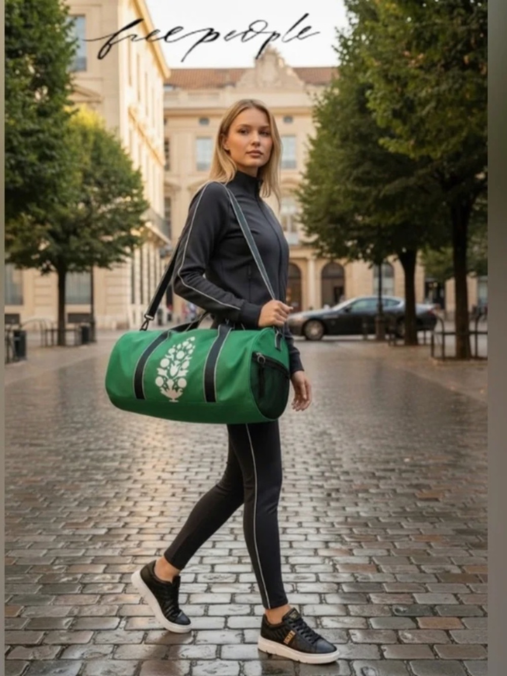 Free People Duffle Bag - Good Sport Heritage Green NWT